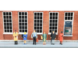 Standing Office Workers (6) Bachmann Trains HO Scale Model Railroad 33120