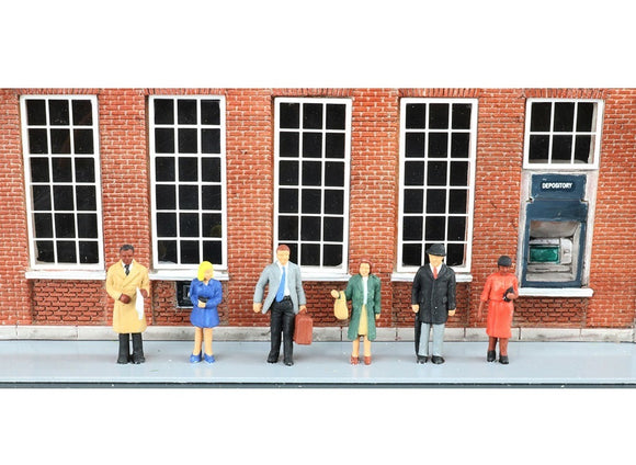 Standing Office Workers (6) Bachmann Trains HO Scale Model Railroad 33120