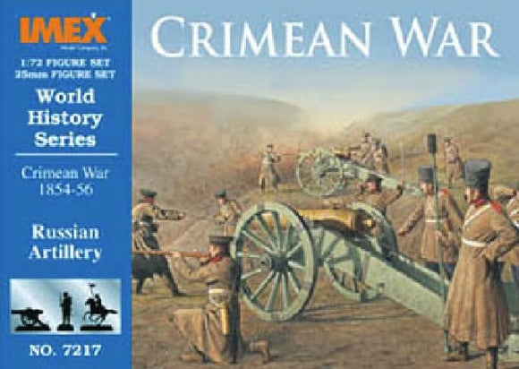 Russian Artillery Crimean War Imex #7217 1/72 scale - 27 figures and 3 cannons