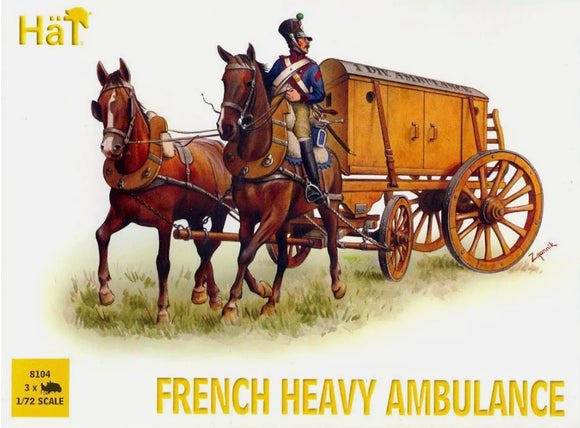 French Heavy Ambulance (3) Hat Toy Soldier Model #8104 1/72 Scale