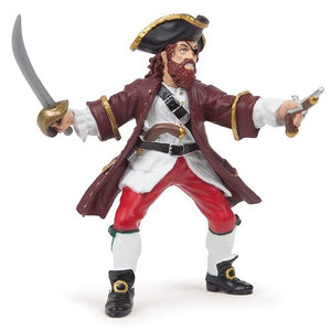 Red Barbarossa 3.5" tall Papo Action Figures Pirate Corsair Captain #39428