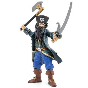 Captain Blackbeard - 4" tall - Papo Action Figures Pirate Corsair #39477