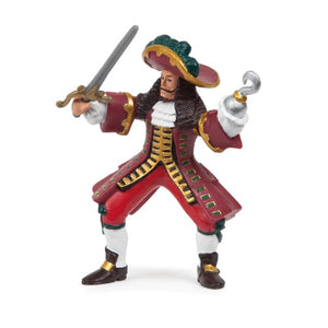 Captain Hook - 3.5" tall - Papo Action Figures Pirate #39420