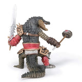 Crocodile Mutant Warrior - 3.5" tall - Papo Action Figures Knight #38955 New NIB