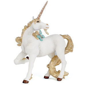 Golden Unicorn - 4.5" H x 3.5" L- Papo Action Figures Enchanted World #39018 NIB