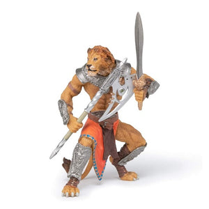 Tiger Mutant Warrior - 3.5" tall - Papo Action Figures Knight #38954 New NIB